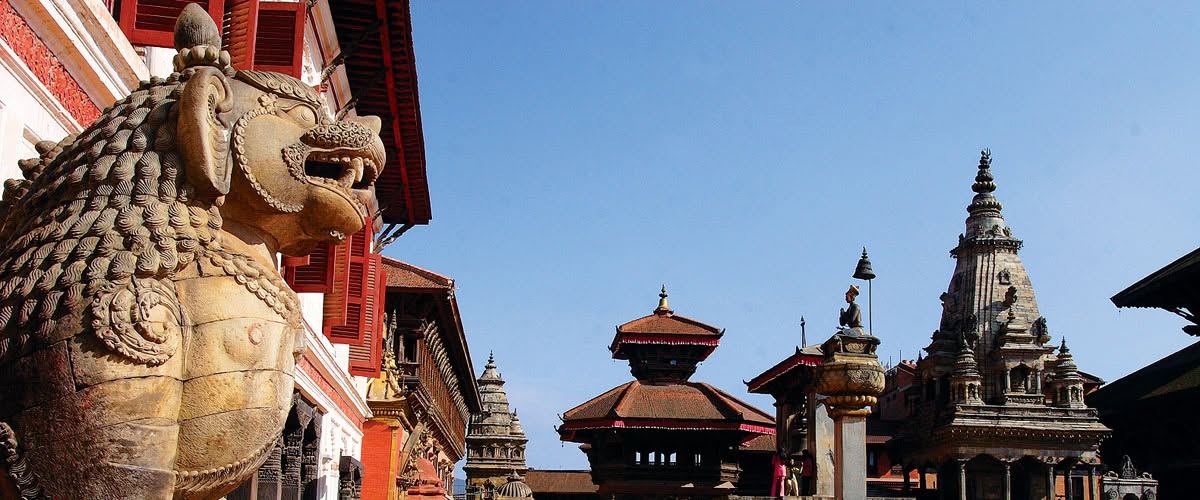 Stone lion, Bhaktapur